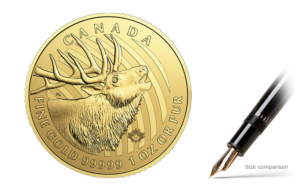 Buy 2017 1 oz Canadian Gold Elk Coins, image 2