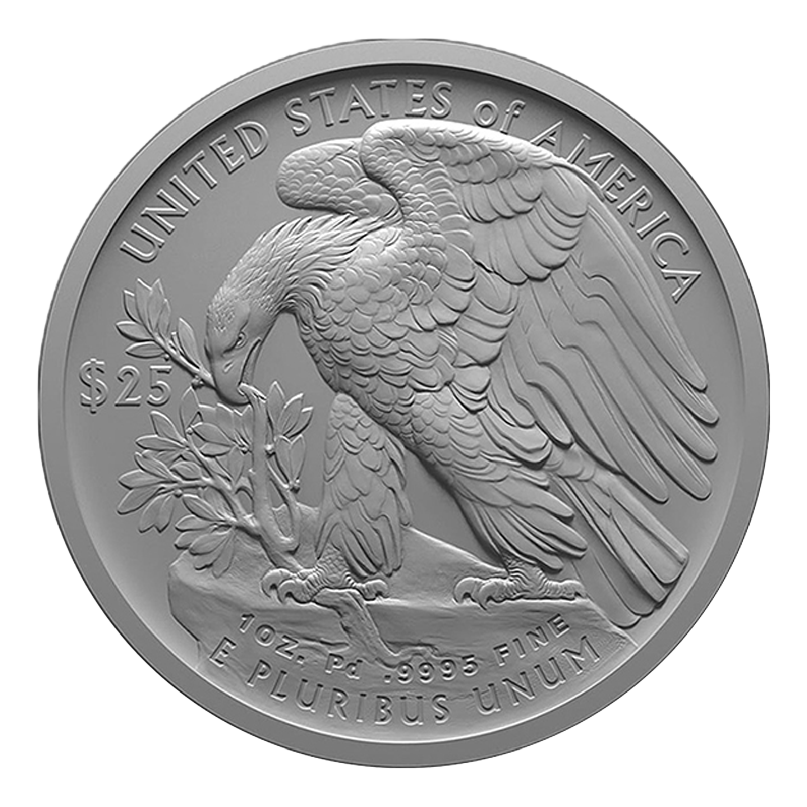 1 oz Palladium American Eagle Coin, image 0