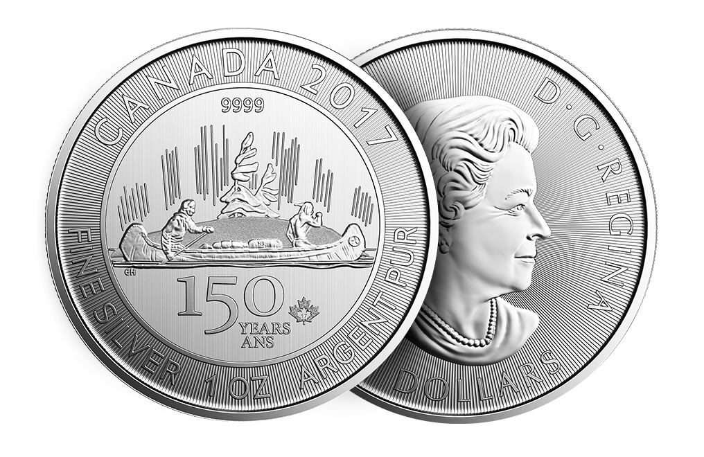 Sell 2017 1 oz Silver RCM 150 Special Edition Voyageur Coin, image 2