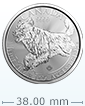 2018 1 oz Silver Wolf  Coin - RCM Predator Series