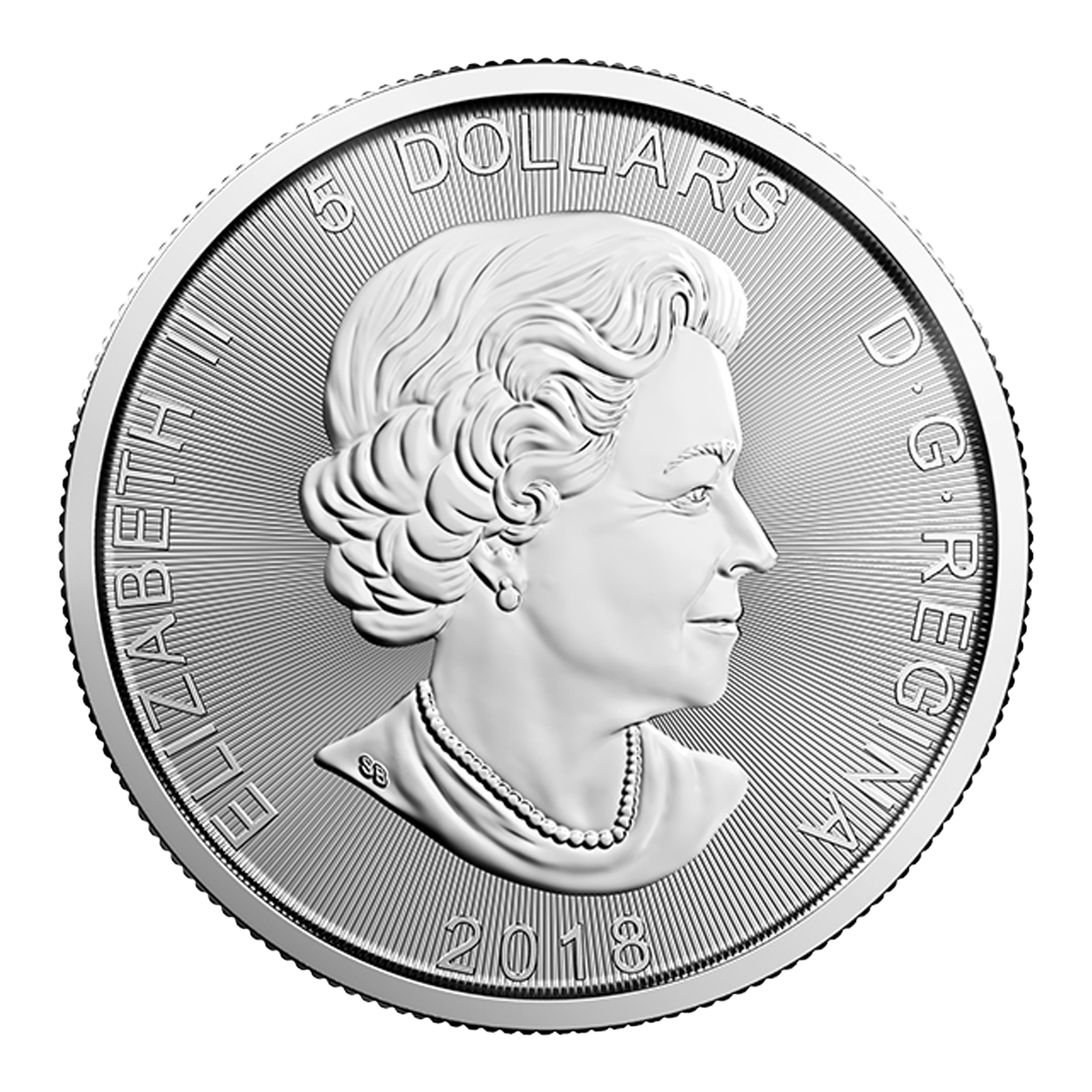 2018 1 oz Silver Wolf- RCM Predator Series Coin .9999, image 1