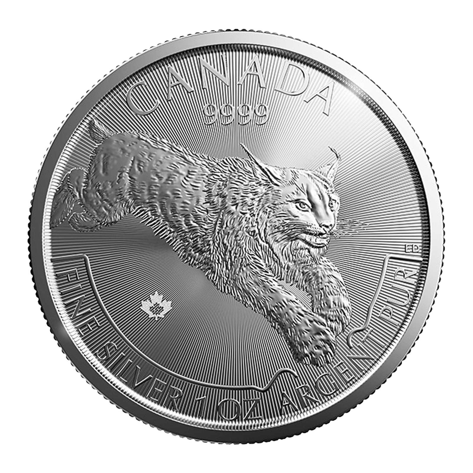 2017 1 oz Silver Lynx Coins - RCM Predator Silver Coin Series, image 0