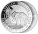 2017 1 oz Silver Somalian Elephant Coins, image 2