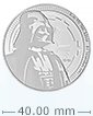 2017 1 oz Silver Star Wars Bullion Coin - Darth Vader