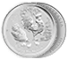 2017 2 oz Silver Australian Lunar Rooster Coin .9999, image 2