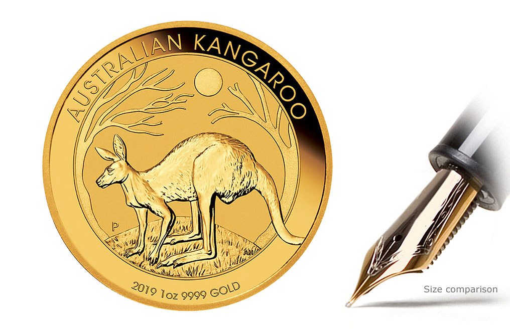 Buy 2019 MintFirst™ 1 oz Gold Kangaroo Coins, image 1