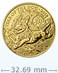 2018 1 oz Gold British Lunar Dog Coin
