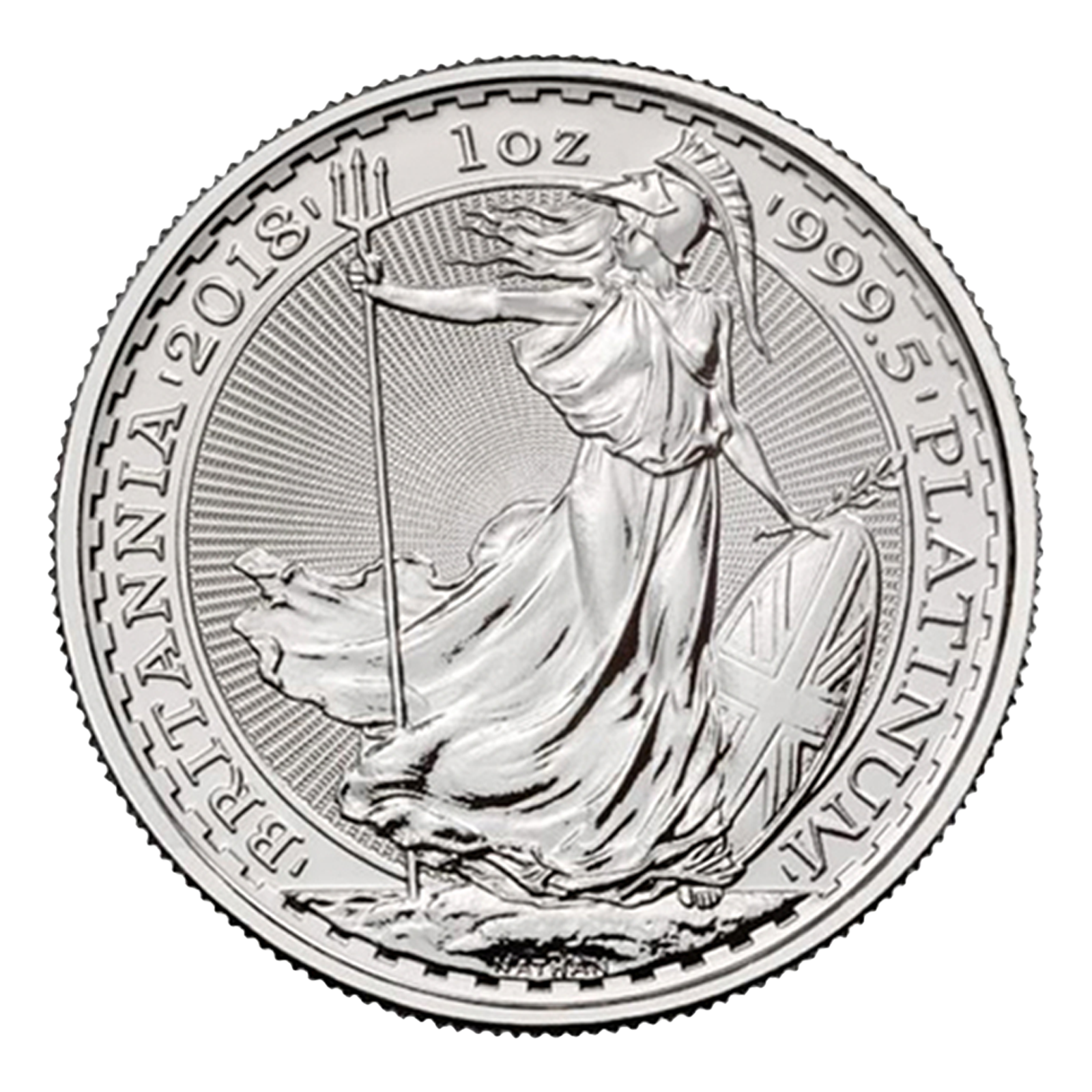 1 oz British Platinum Britannia Coins, image 0