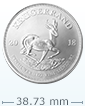 1 oz Silver  South African Krugerrand