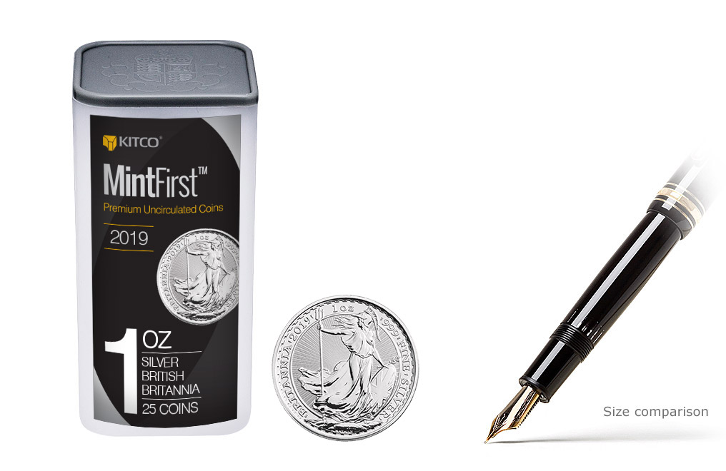 Buy 2019 Silver British Britannia Coins MintFirst™ (25 pcs), image 0