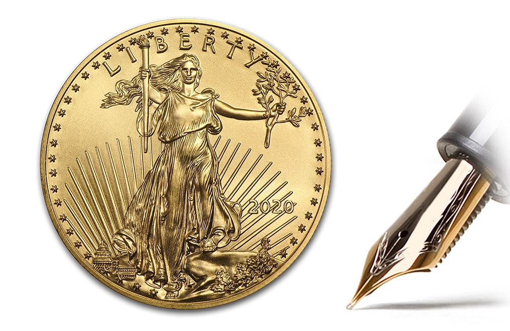 Buy 2020 1 oz Gold Eagle Coins MintFirst™ (20 per tube), image 1