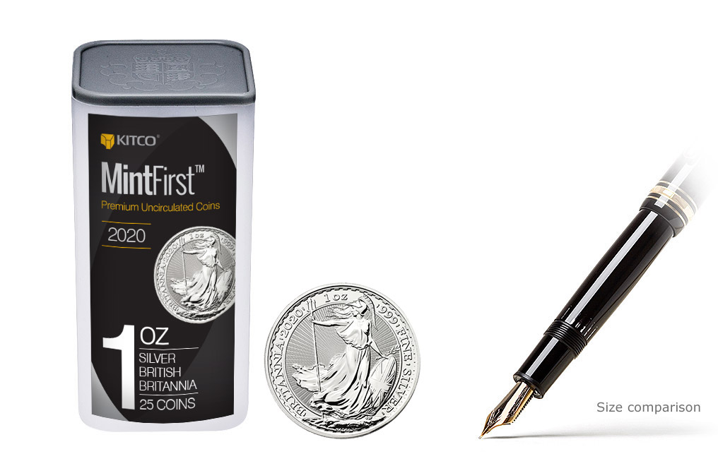 Buy 2020 Silver British Britannia Coins MintFirst™ (25 pcs), image 0