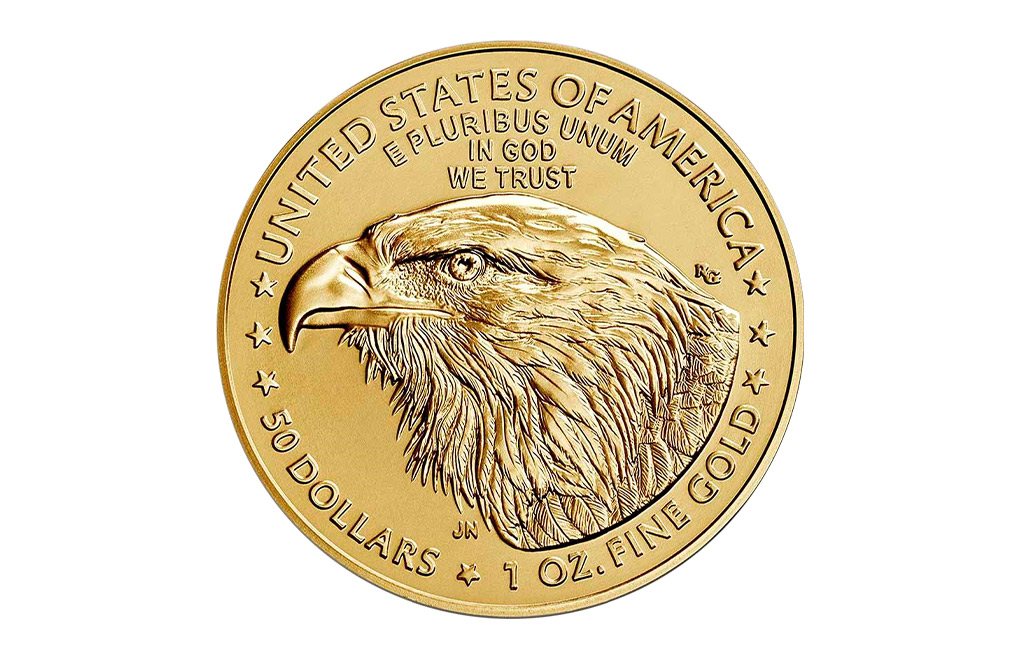 Buy 2021 1 oz Gold Eagle Coins (20 per tube) - MintFirst™ (new design), image 1