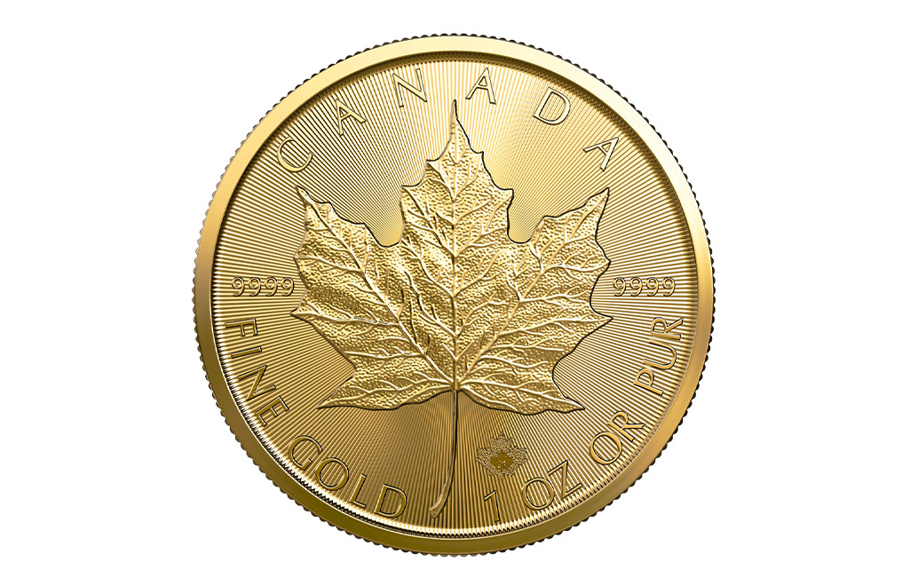 Buy 2021 MintFirst™ 1 oz Gold Maple Leaf Coins (tube of 10), image 1