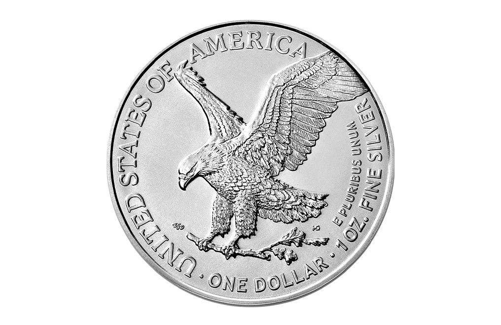 Buy 2021 MintFirst™ Silver Eagle Coins (tube of 20) - New Design, image 1