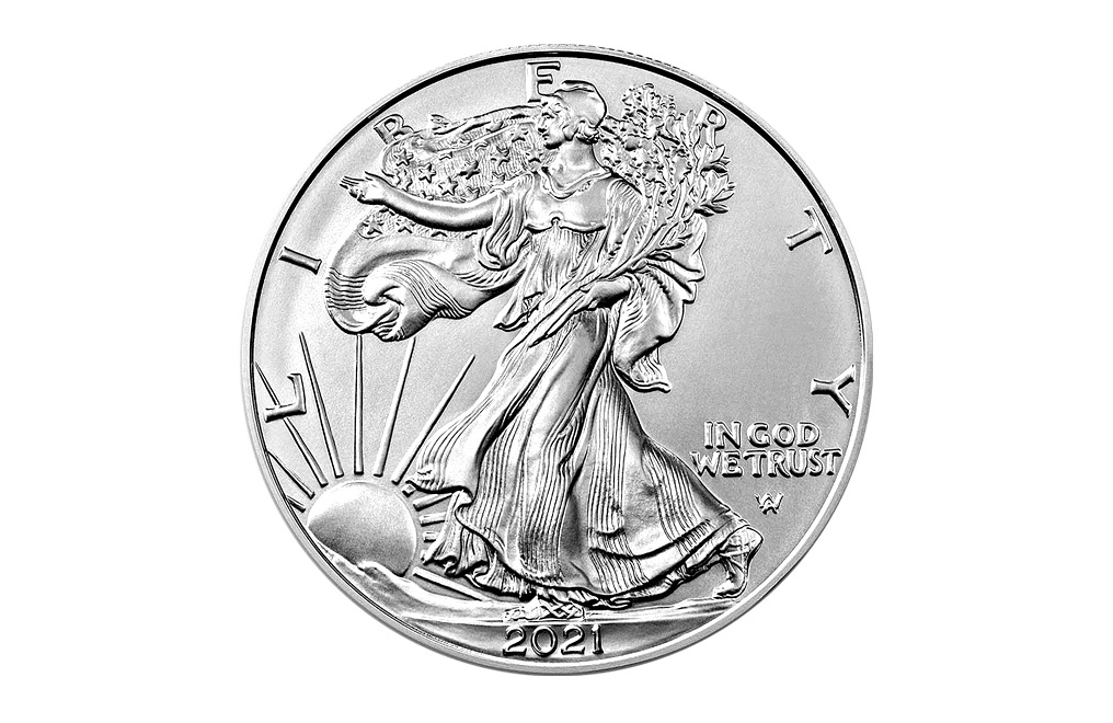 Buy 2021 MintFirst™ Silver Eagle Coins (tube of 20) - New Design, image 2