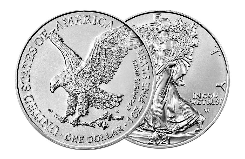 Buy 2021 MintFirst™ Silver Eagle Coins (tube of 20) - New Design, image 3