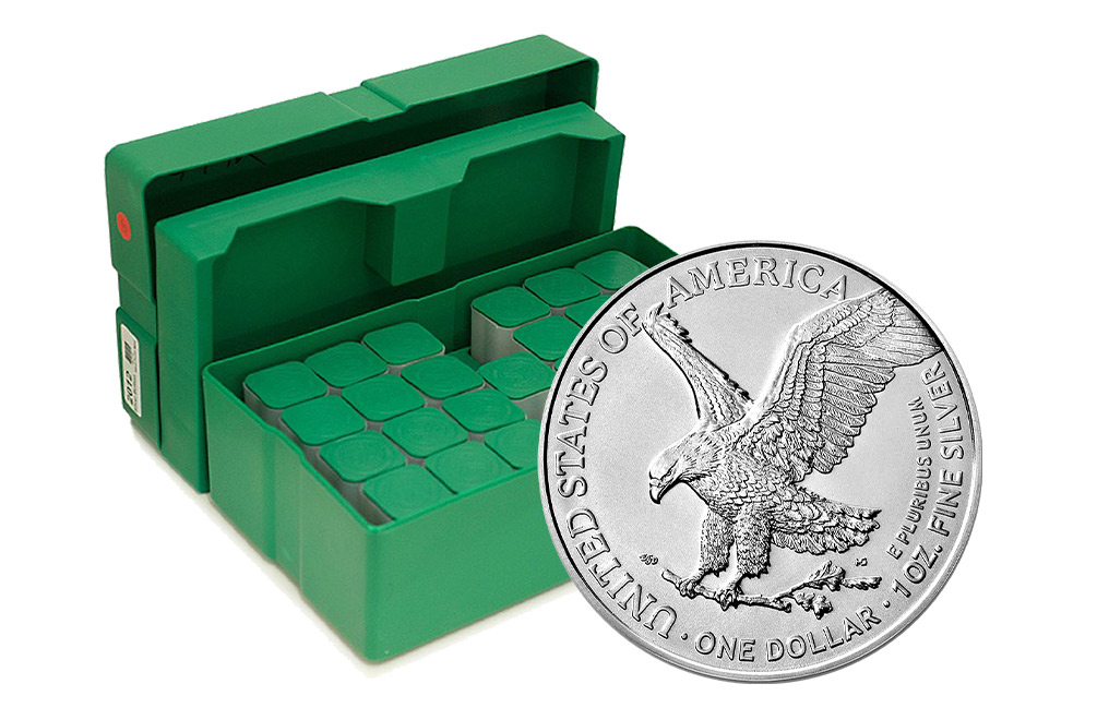 Buy 2021 MintFirst™ Silver Eagle Coins Monster Box (500 pc) - New Design, image 0