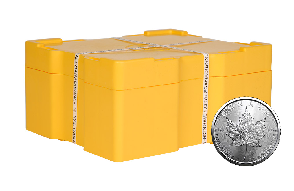 Buy 2021 MintFirst™ Silver Maple Leaf Coin Monster Box (500 pcs 1 oz coins), image 0