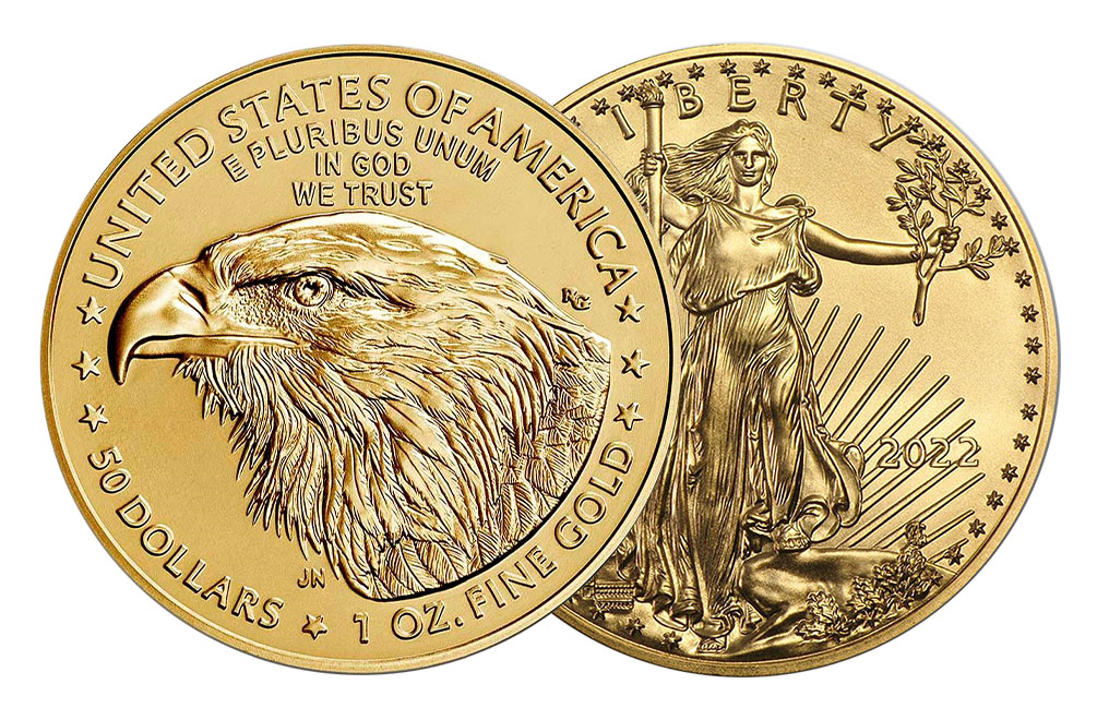 Buy 2022 1 oz Gold Eagle Coins (20 per tube) - MintFirst™, image 3