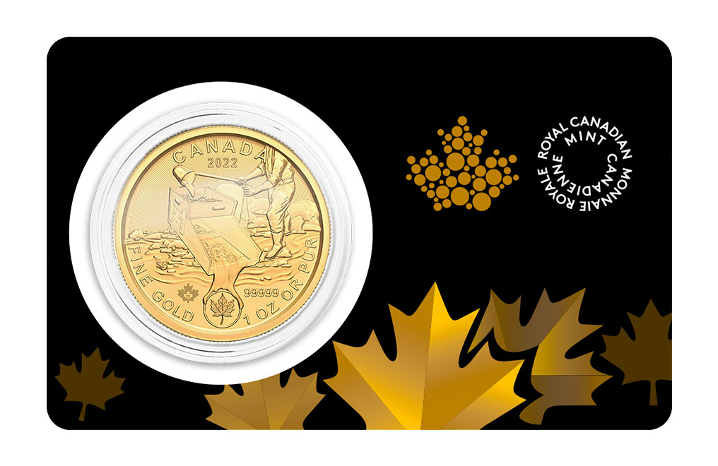 Sell 2022 1 oz Gold Klondike Gold Rush: Prospecting for Gold Coin .99999, image 0