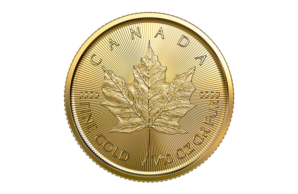 Buy 2023 1/10 oz Canadian Gold Maple Leaf Coins (Brilliant Uncirculated), image 0
