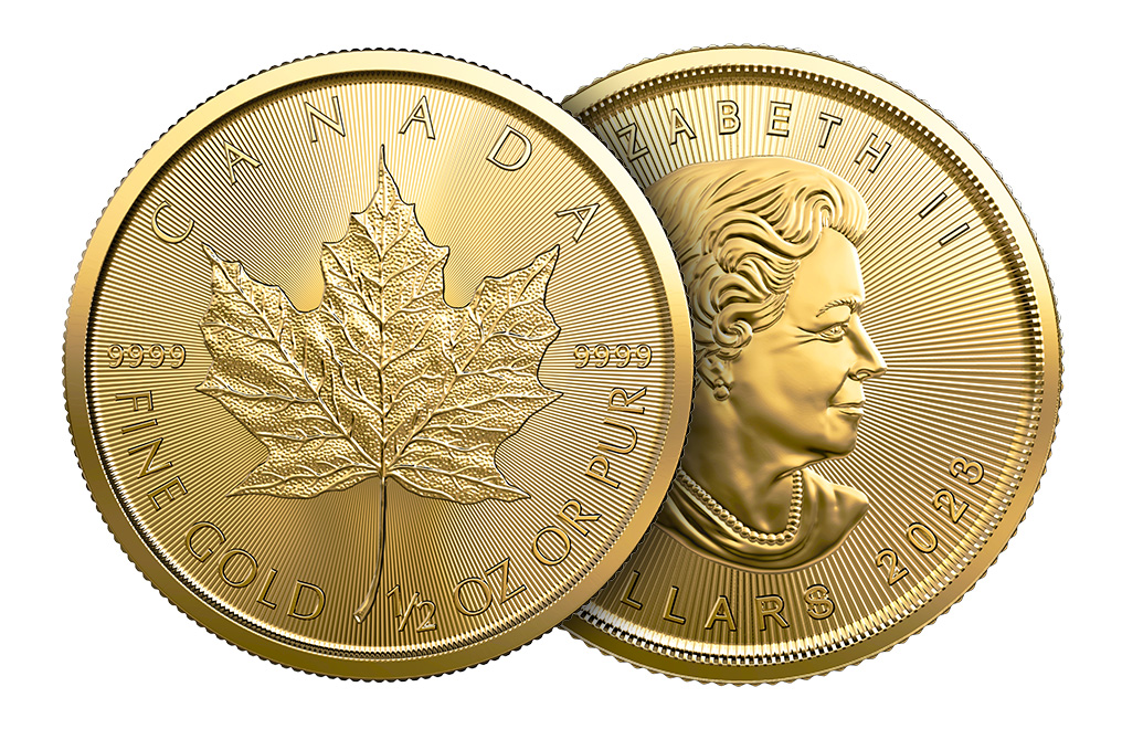 Buy 2023 1/2 oz Gold Canadian Maple Leaf Coins (Brilliant Uncirculated), image 2