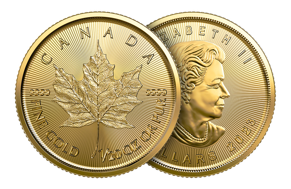 Buy 2023 1/20 oz Gold Canadian Maple Leaf Coins (Brilliant Uncirculated), image 2