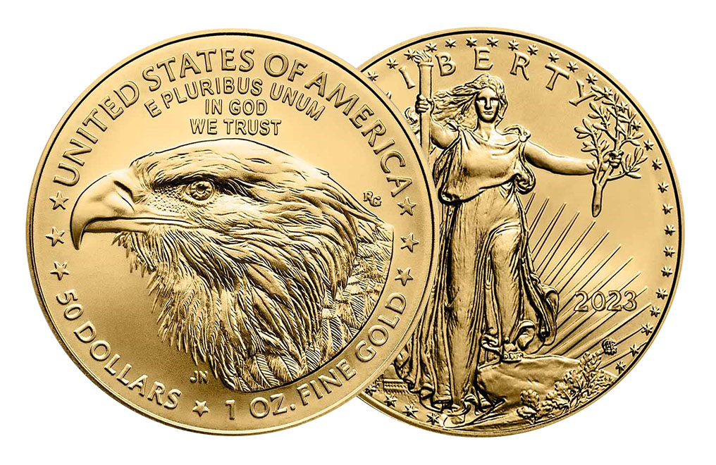 Buy 2023 1 oz Gold Eagle Coins (20 per tube) - MintFirst™, image 3