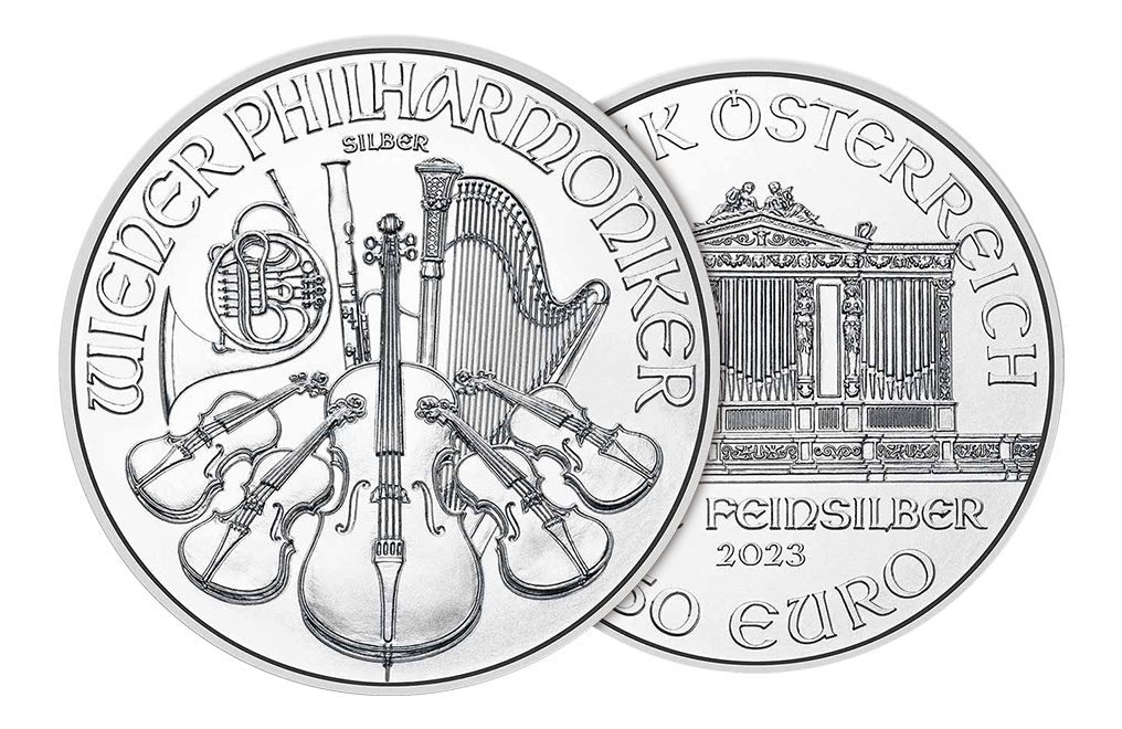 Buy 2023 1 oz Silver Philharmonic Coins (BU), image 2