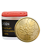 2024 1 oz Gold Maples Tube (10 coins) - MintFirst™