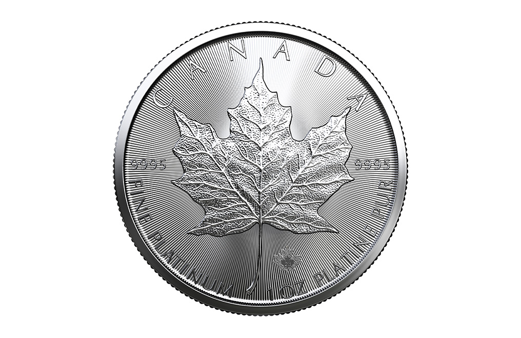 Buy 2024 MintFirst™ 1 oz Platinum Maple Leaf Coins (tube of 10), image 1