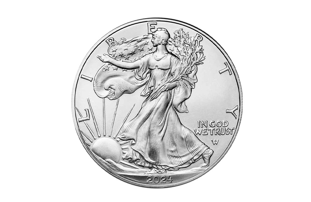 Buy 2024 MintFirst™ Silver Eagle Coins (tube of 20), image 2