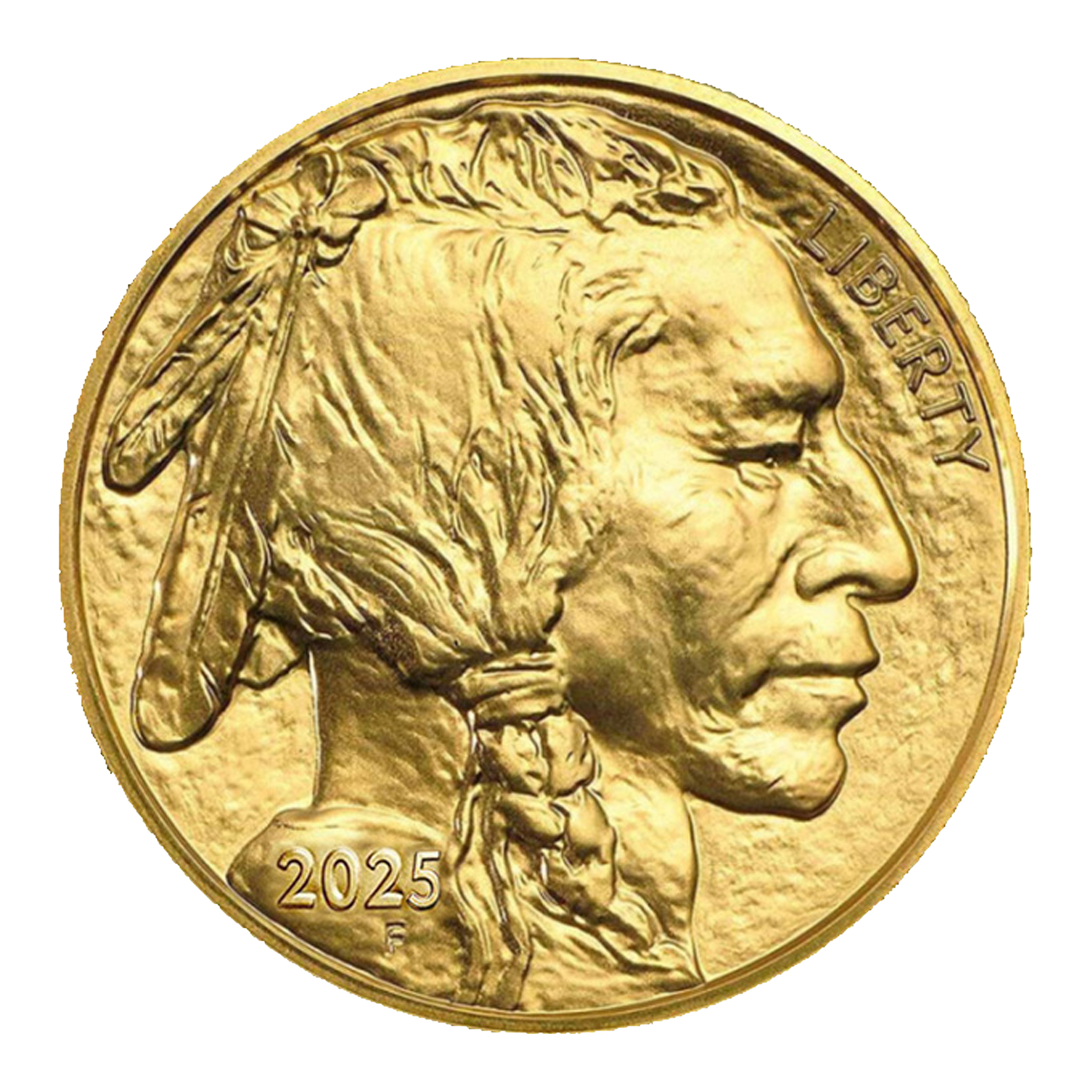 2025 1 oz Gold Buffalo Tube (20 coins) - MintFirst™, image 1