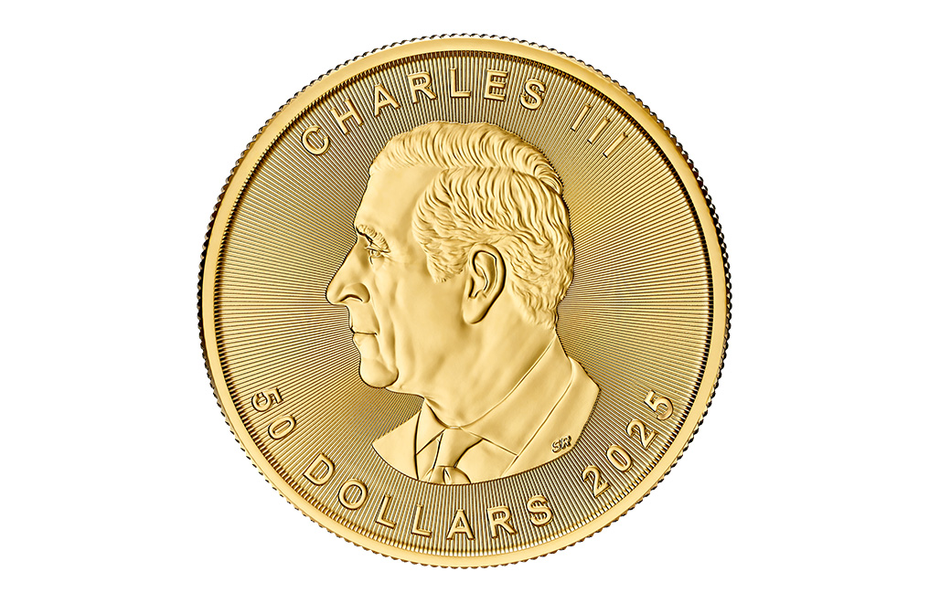 Buy 2025 MintFirst™ 1 oz Gold Maple Leaf Coins (tube of 10), image 1