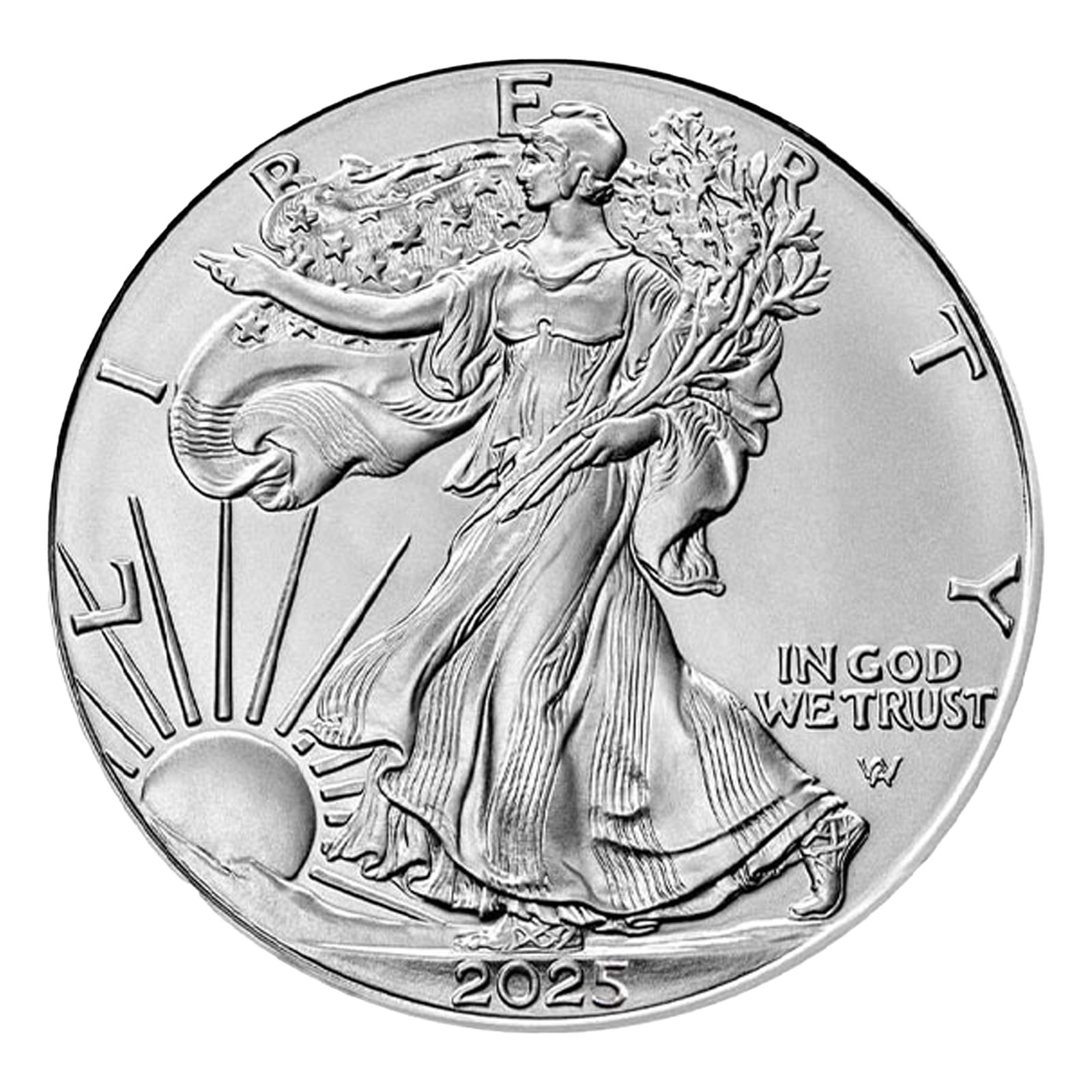 2025 MintFirst™ Silver Eagle Coins (tube of 20), image 2