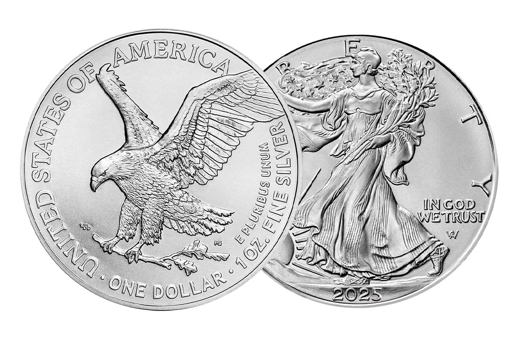 Buy 2025 MintFirst™ Silver Eagle Coins (tube of 20), image 3