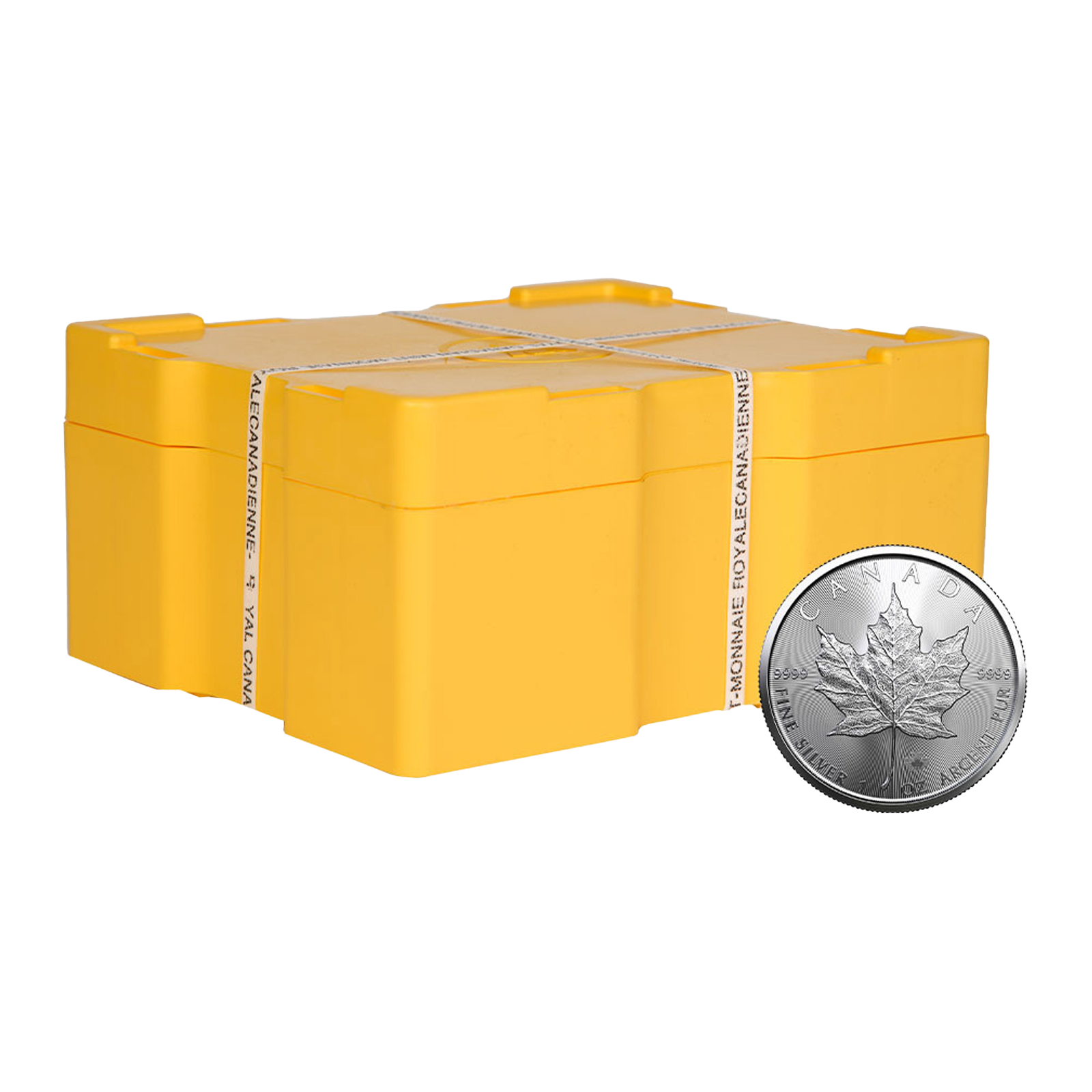 2025 MintFirst™ Silver Maple Leaf Coin Monster Box (500 pcs 1 oz coins), image 0