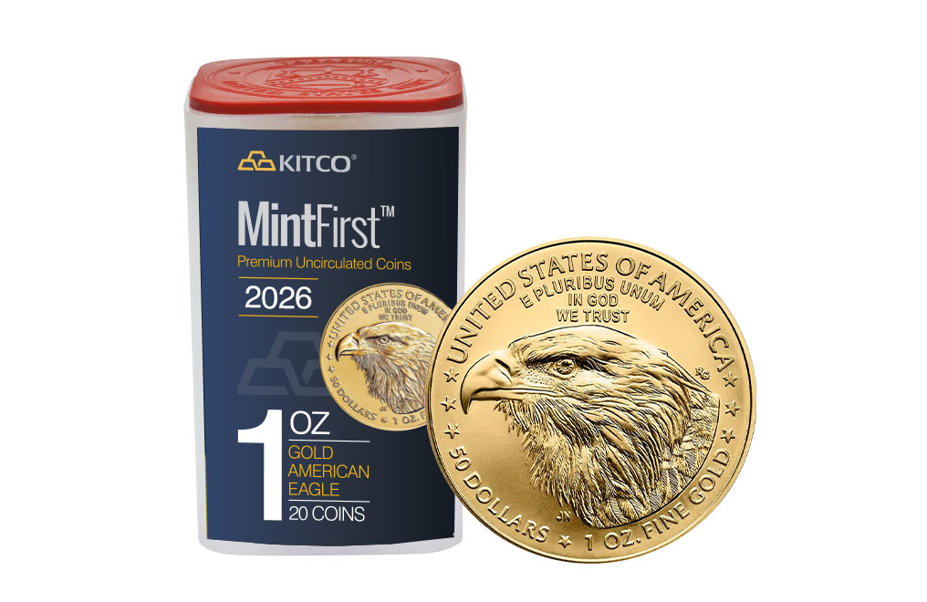 2026 1 oz Gold Eagle Coins (20 per tube) - MintFirst™, image 0