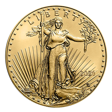 2026 1 oz Gold Eagle Coins (20 per tube) - MintFirst™, image 2