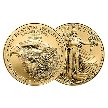 2026 1 oz Gold Eagle Coins (20 per tube) - MintFirst™, image 3