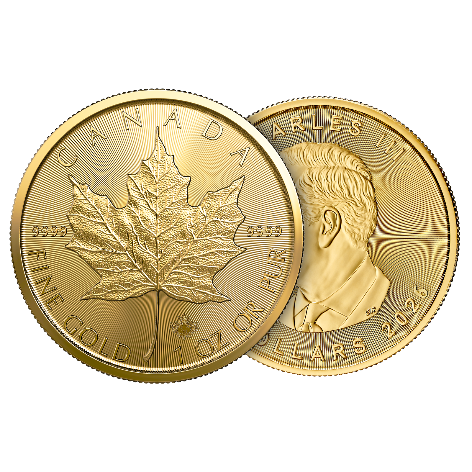 2026 MintFirst™ 1 oz Gold Maple Leaf Coins (tube of 10), image 3