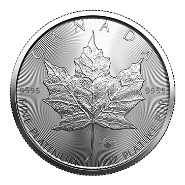 2026 MintFirst™ 1 oz Platinum Maple Leaf Coins (tube of 10), image 1
