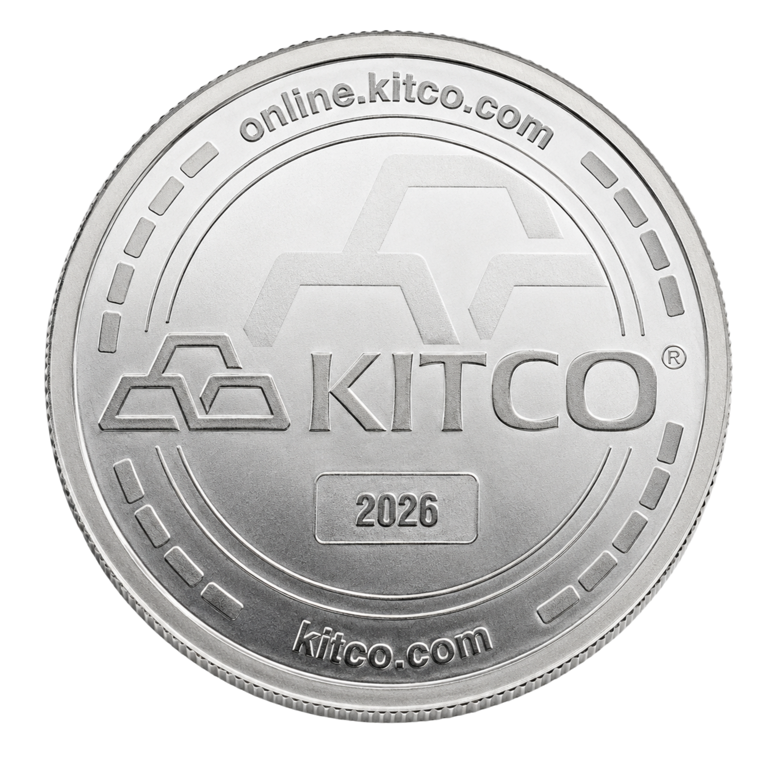 2026 1 oz Silver Kitco Round .9999 - Moon Series, image 1