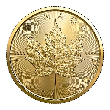 2027 MintFirst™ 1 oz Gold Maple Leaf Coins (tube of 10), image 1