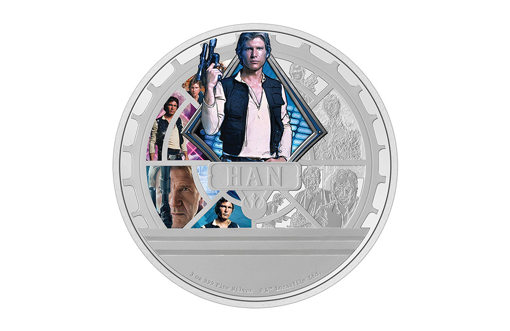 Buy 3 oz Silver Star Wars™ Han Solo™ Coin (2023), image 0