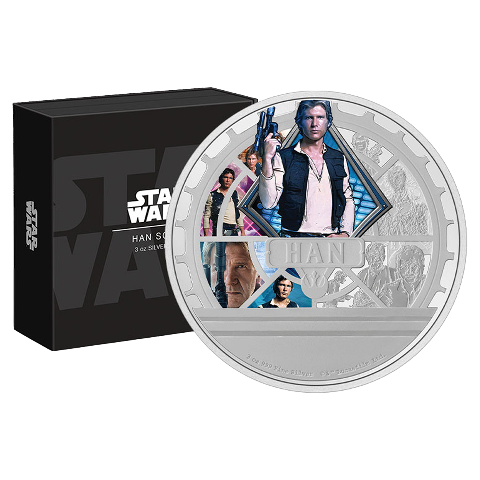Buy 3 oz Silver Star Wars™ Han Solo™ Coin (2023), image 2