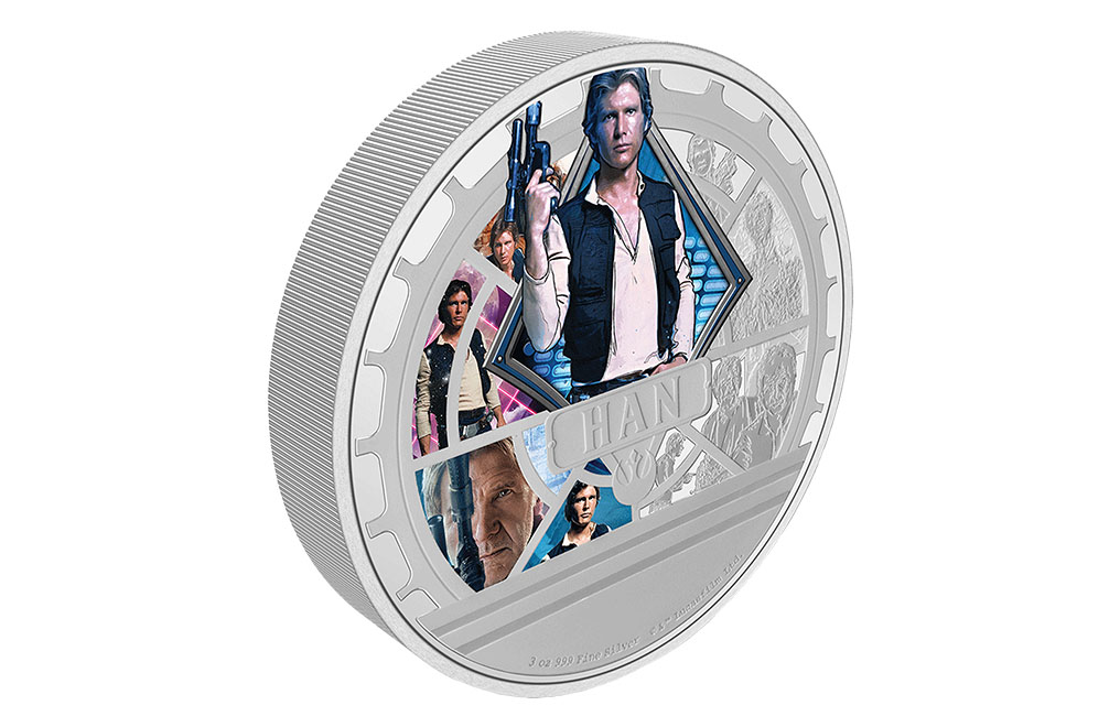 Buy 3 oz Silver Star Wars™ Han Solo™ Coin (2023), image 3