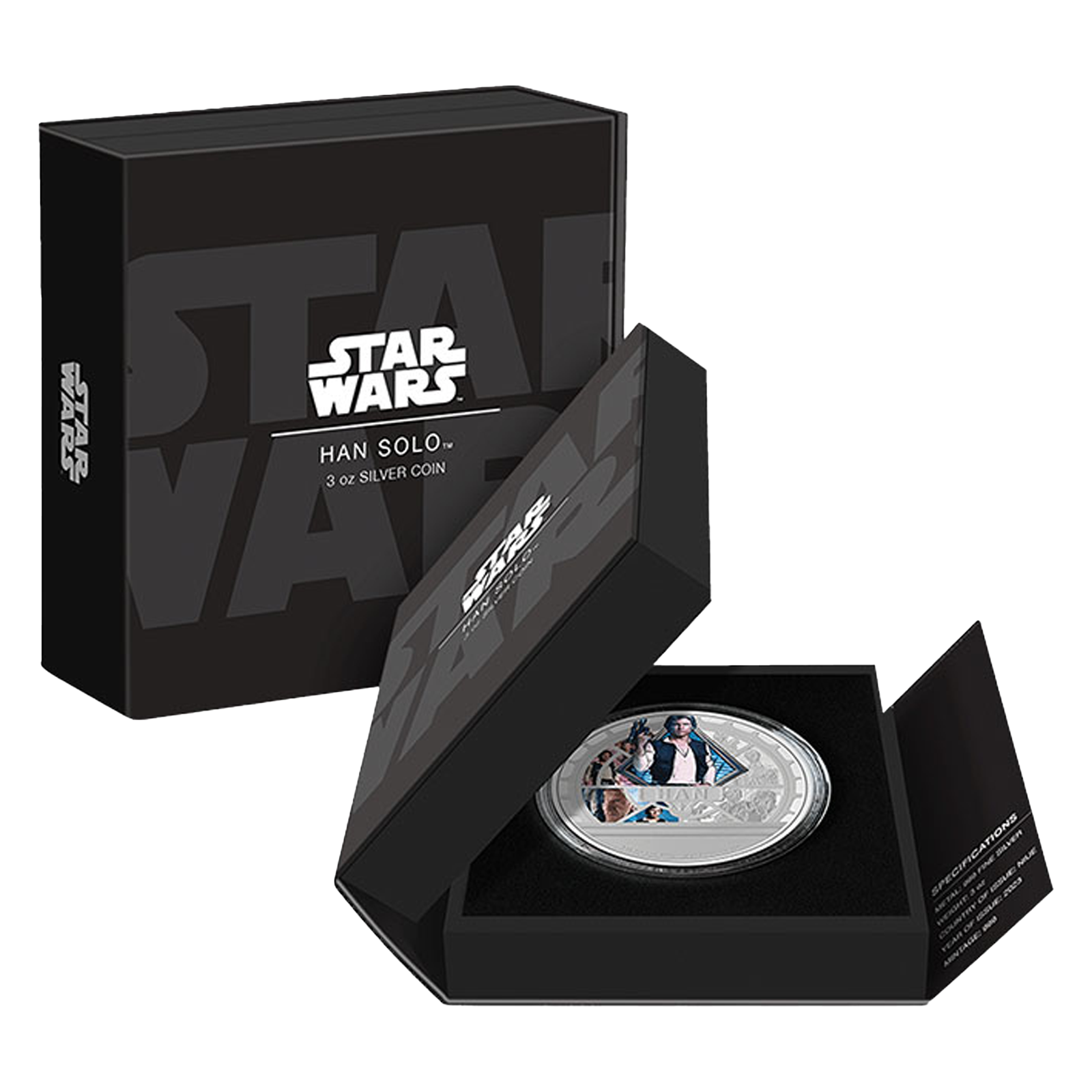 Buy 3 oz Silver Star Wars™ Han Solo™ Coin (2023), image 3