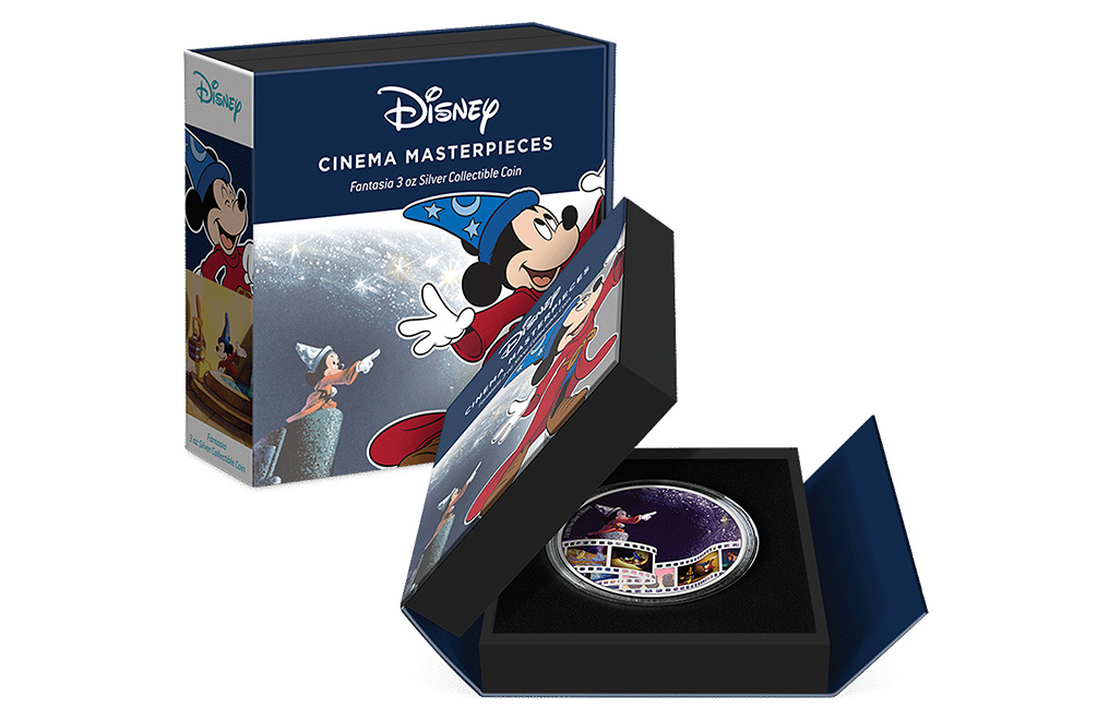 Buy 3 oz Silver Cinema Masterpieces Fantasia Coin (2023), image 2